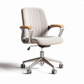 Office Chair with Adjustable Height and Rolling Casters – Fabric and Metal Construction – 50 x 60 x 90cm