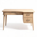 Wooden Writing Desk with Drawers for Home Office Use – 120 x 60 x 75cm