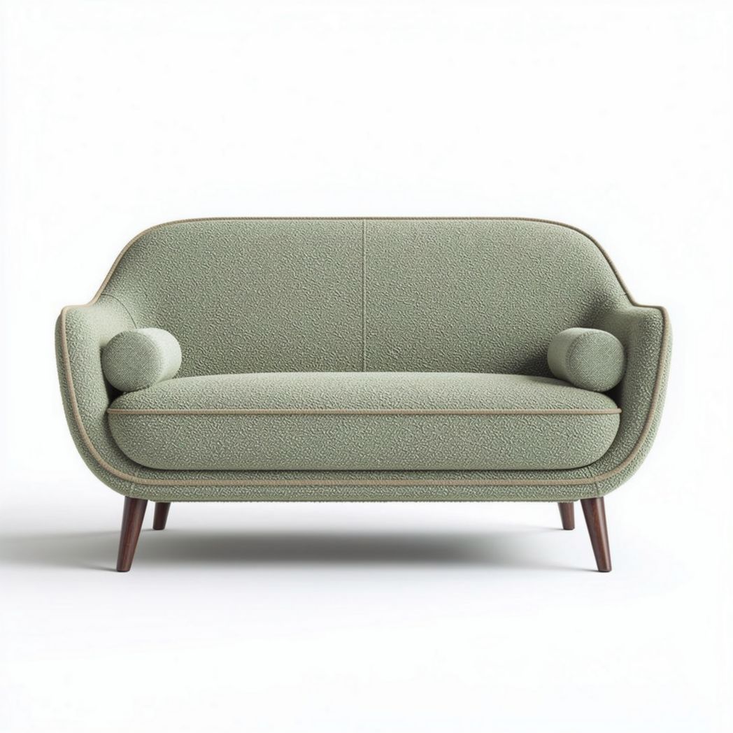 Fabric Two-Seater Sofa for Living Room Comfort – 180 x 85 x 75cm